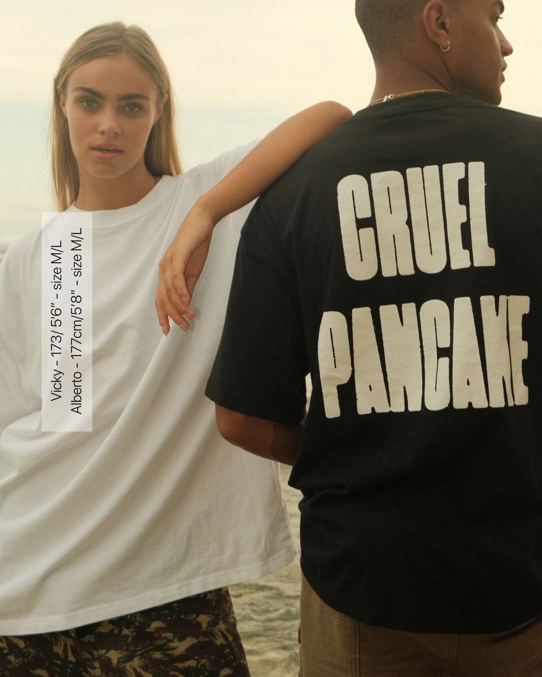 T-Shirt Cruel Pancake Blanc