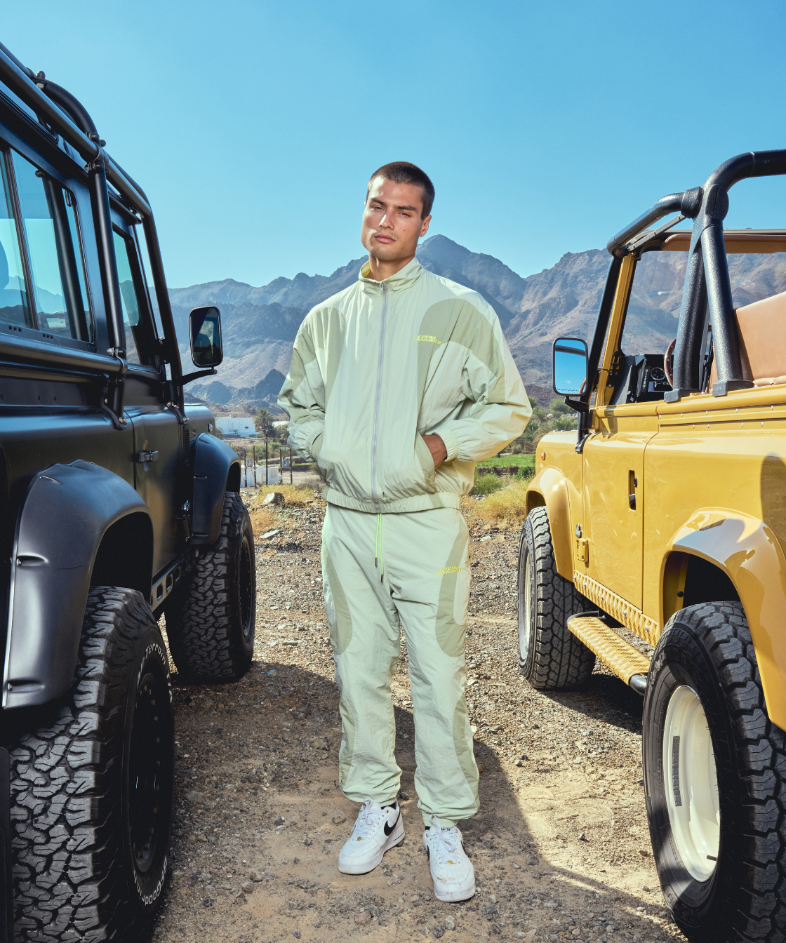 Veste tracksuit vert