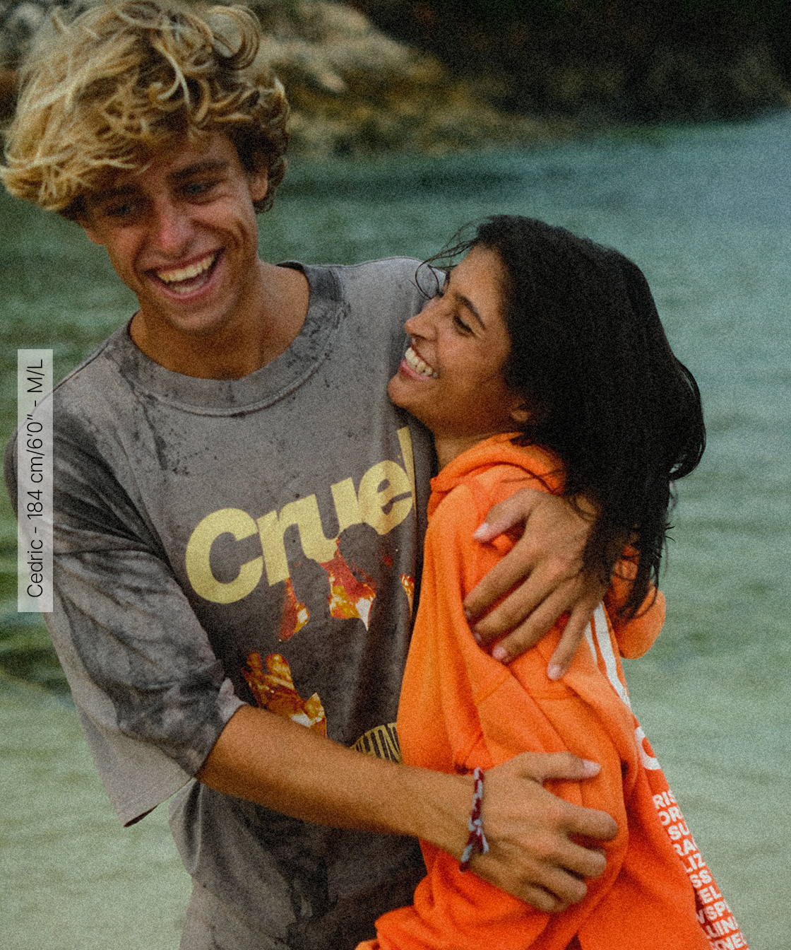 T-shirt You always gris