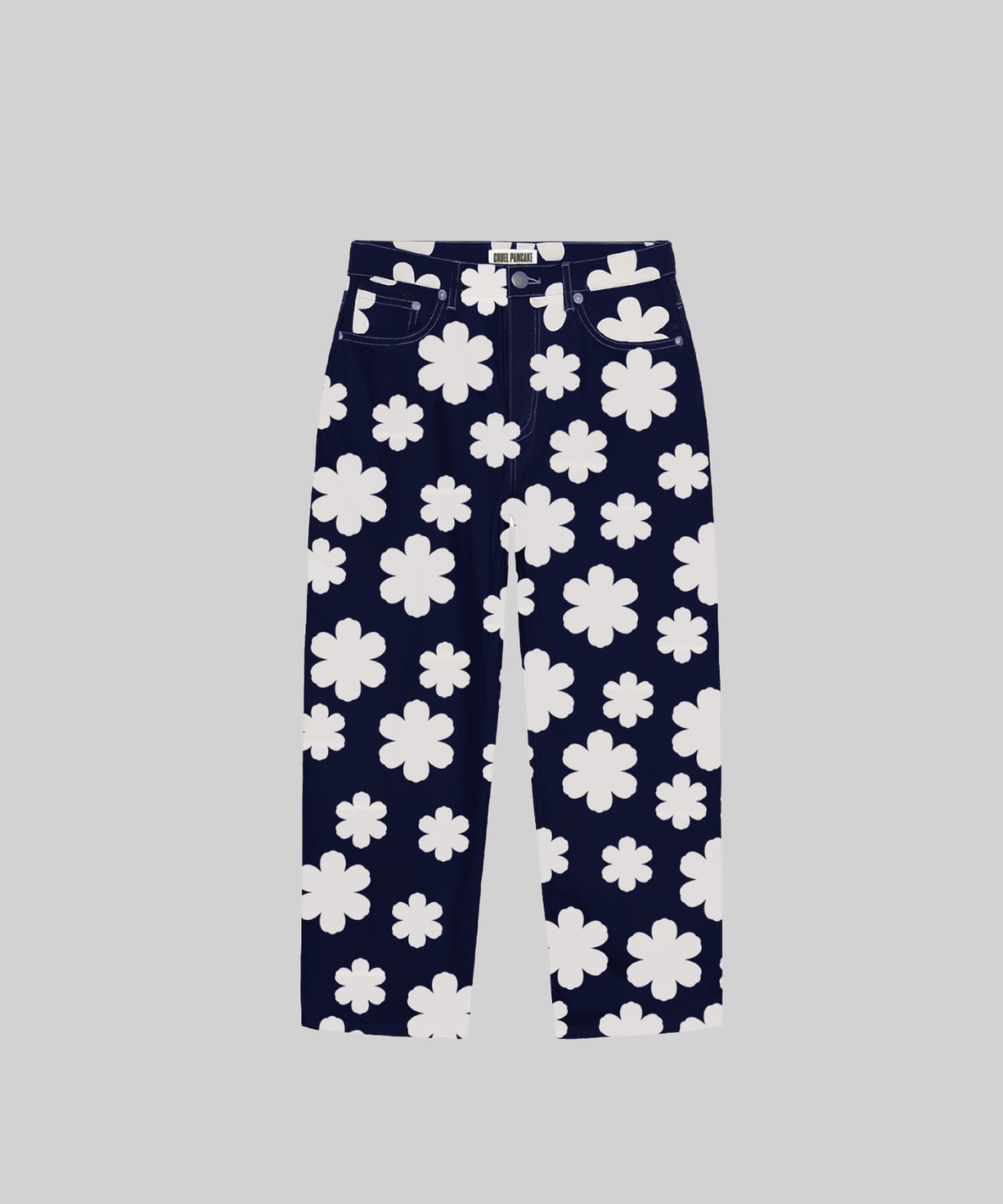 Denim à fleur