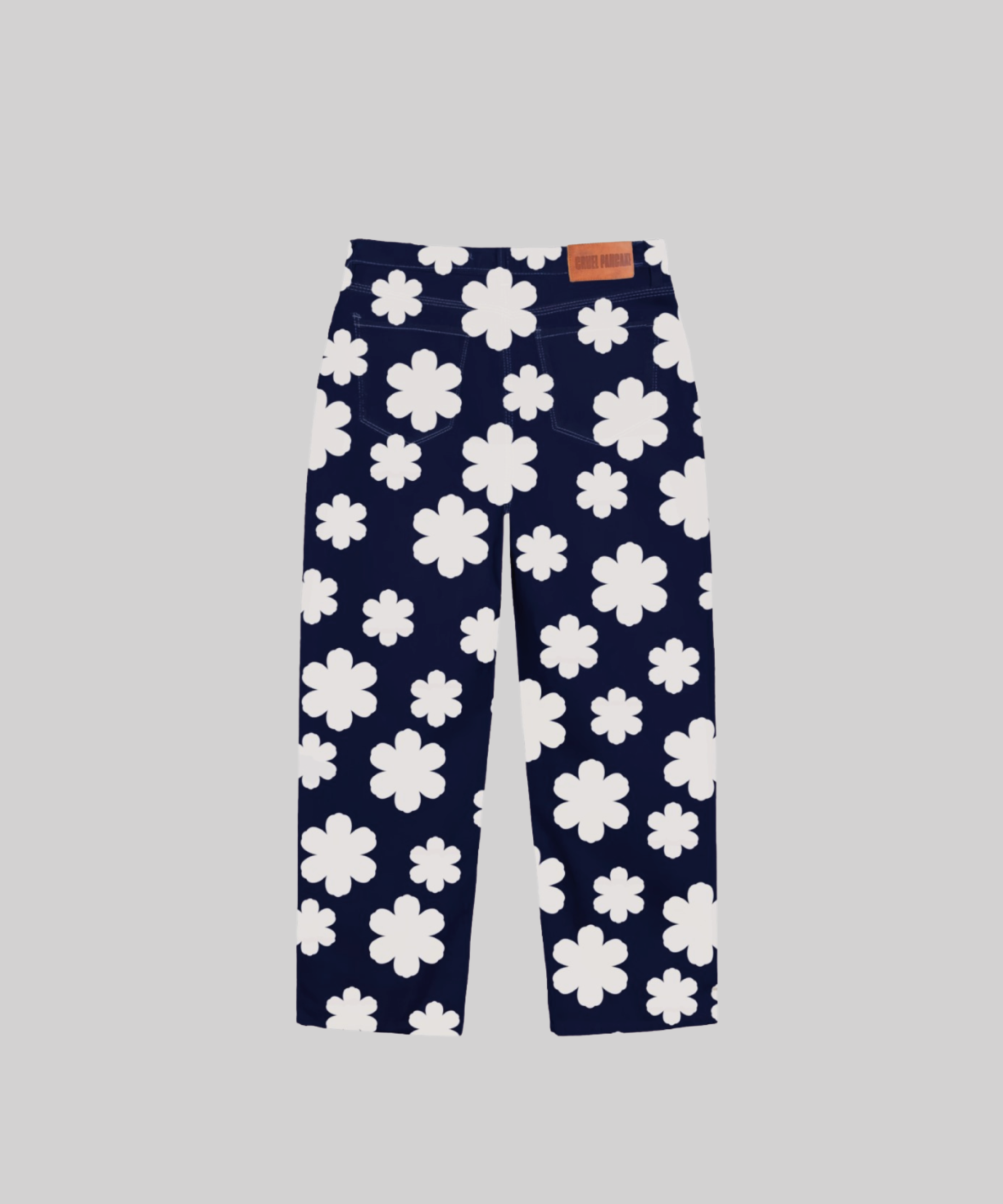 Denim à fleur