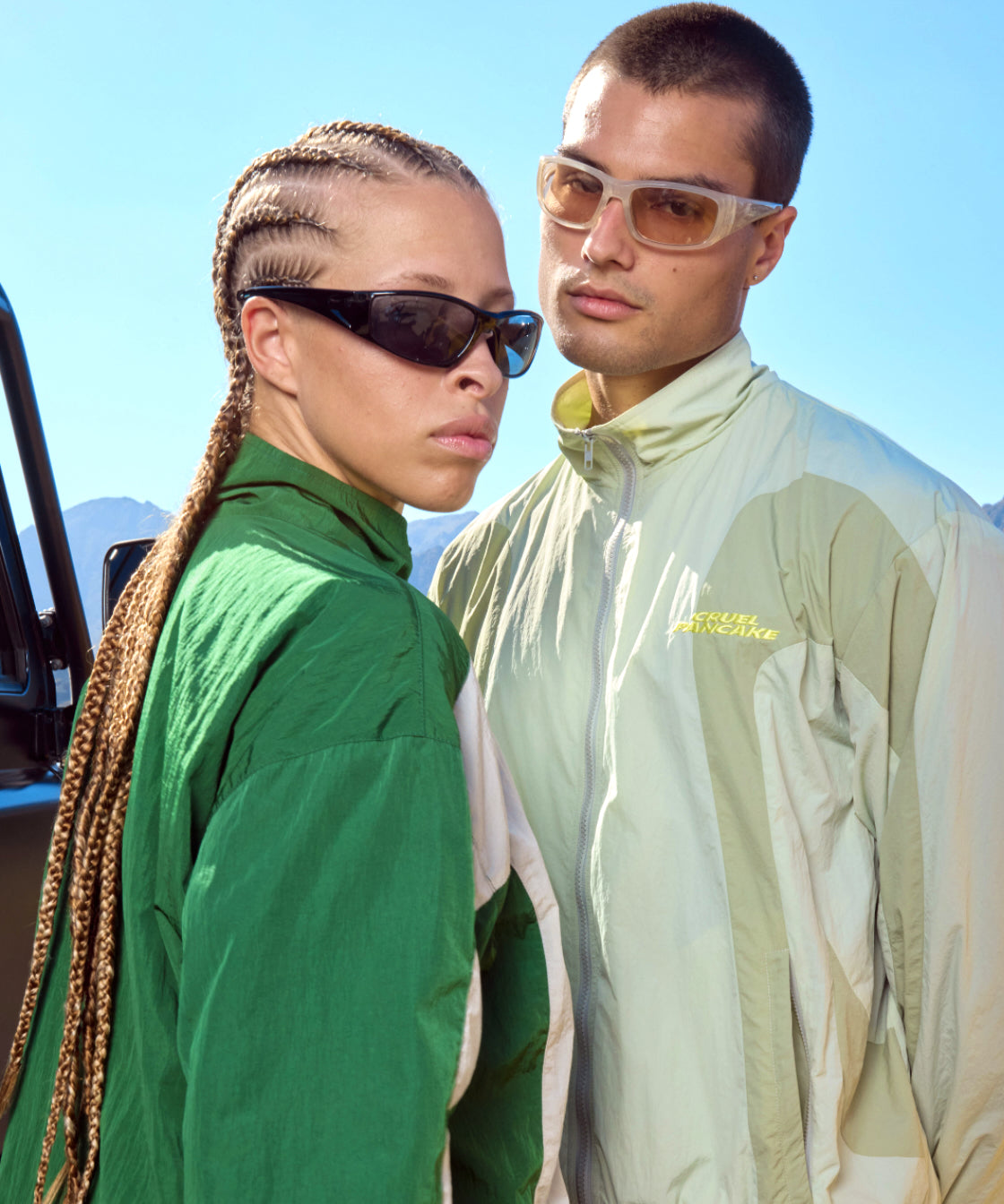 Veste tracksuit vert