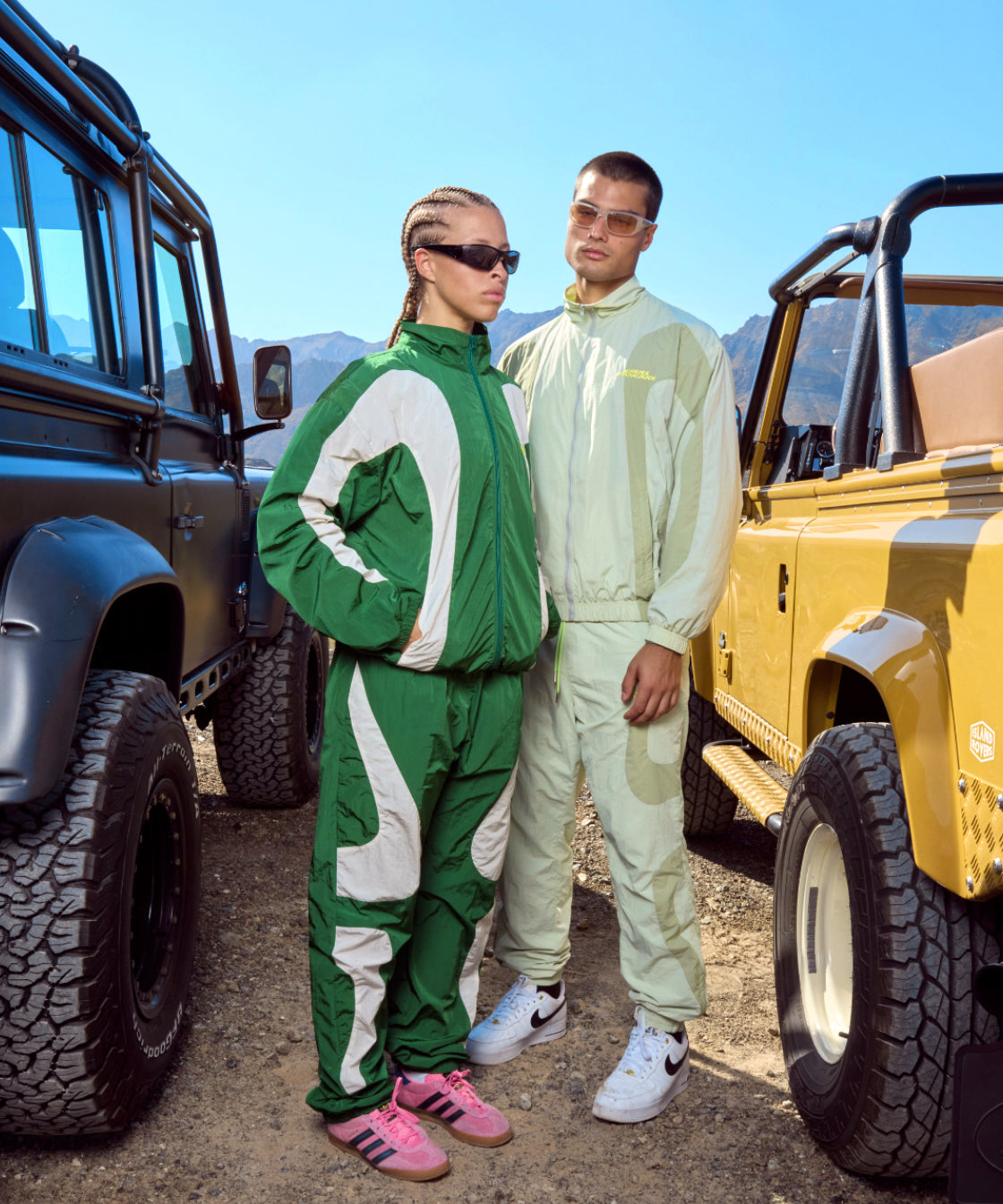 Veste tracksuit vert