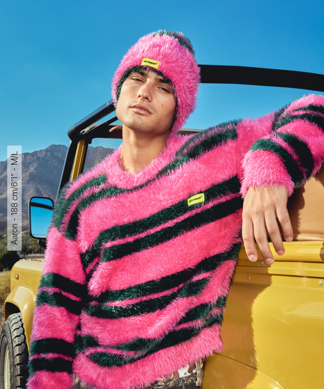 Pull knit rose fuchsia