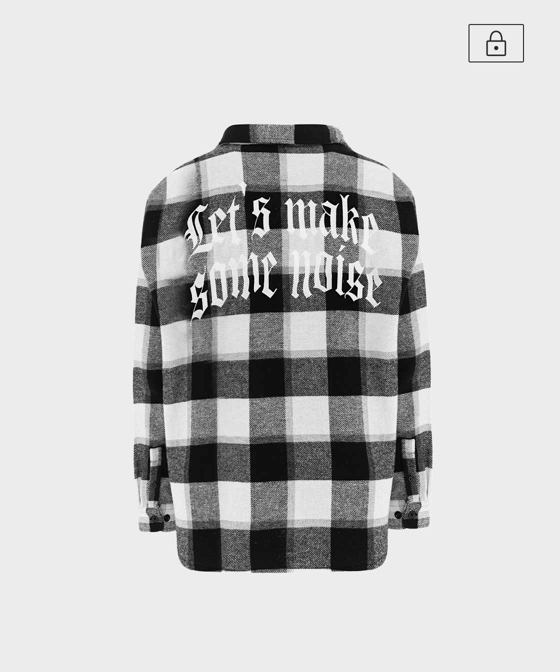 Let's make some noise checkered shirt - patterns