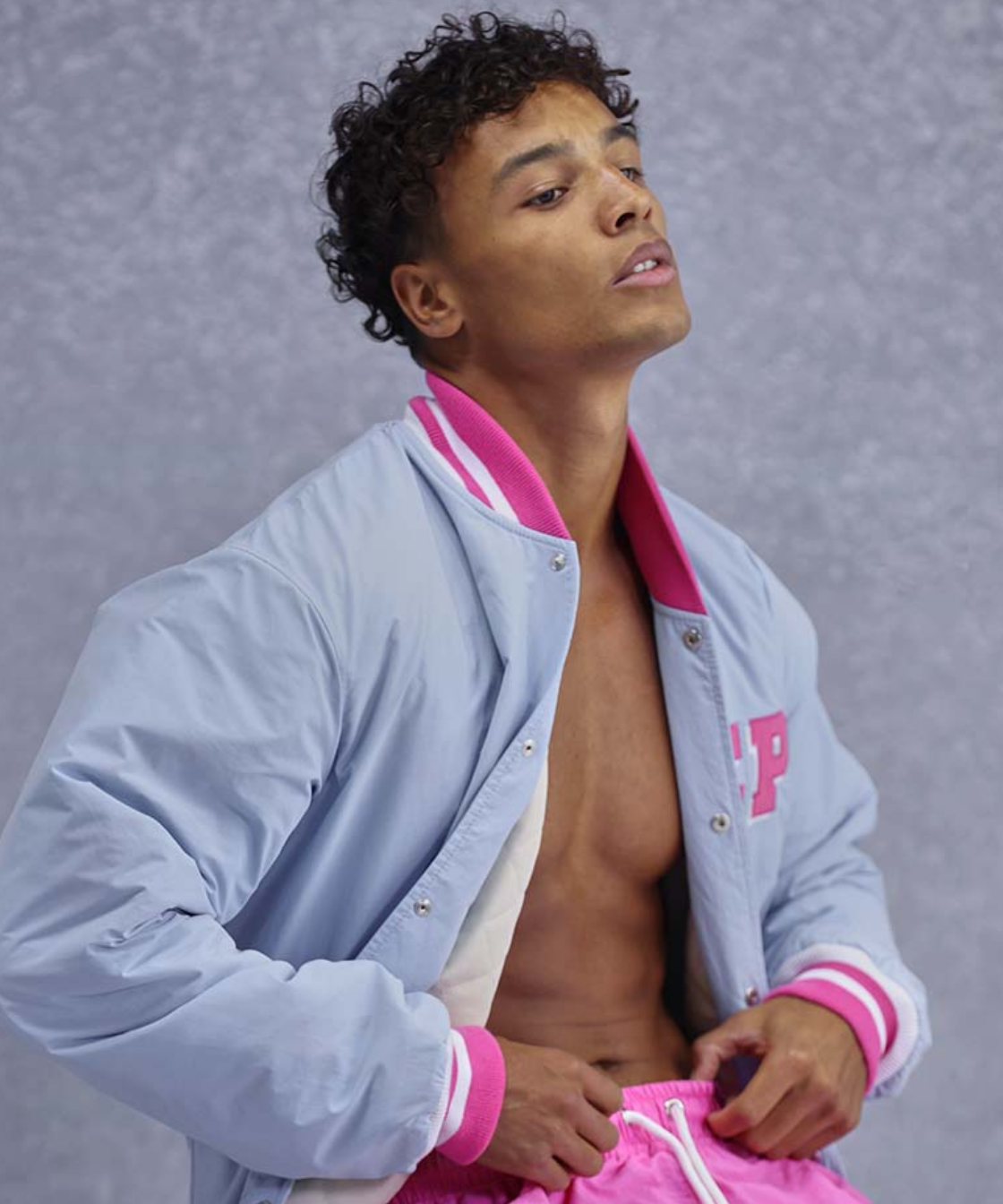 Blue CPK Bomber Jacket 