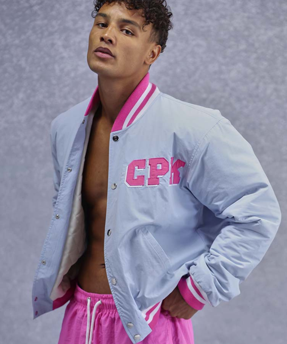 Blue CPK Bomber Jacket 