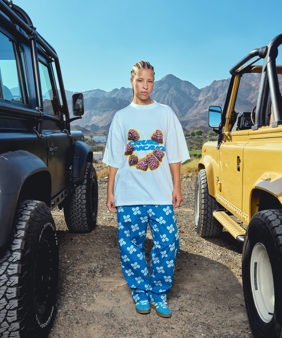 All over pants (blue)