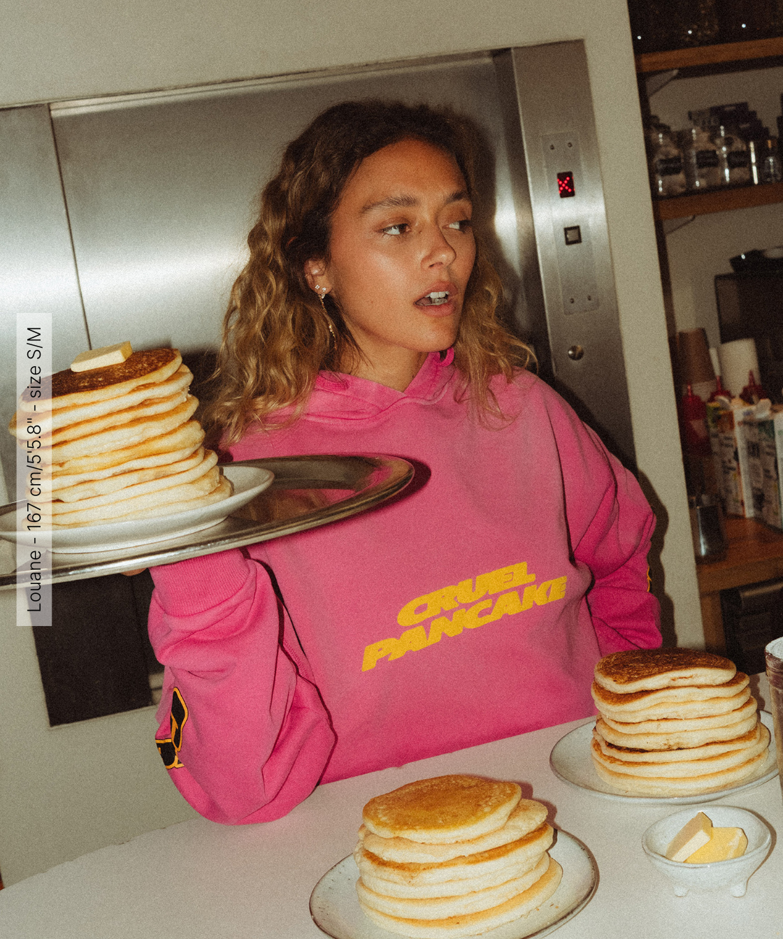 Hoodie Cruel Pancake rose