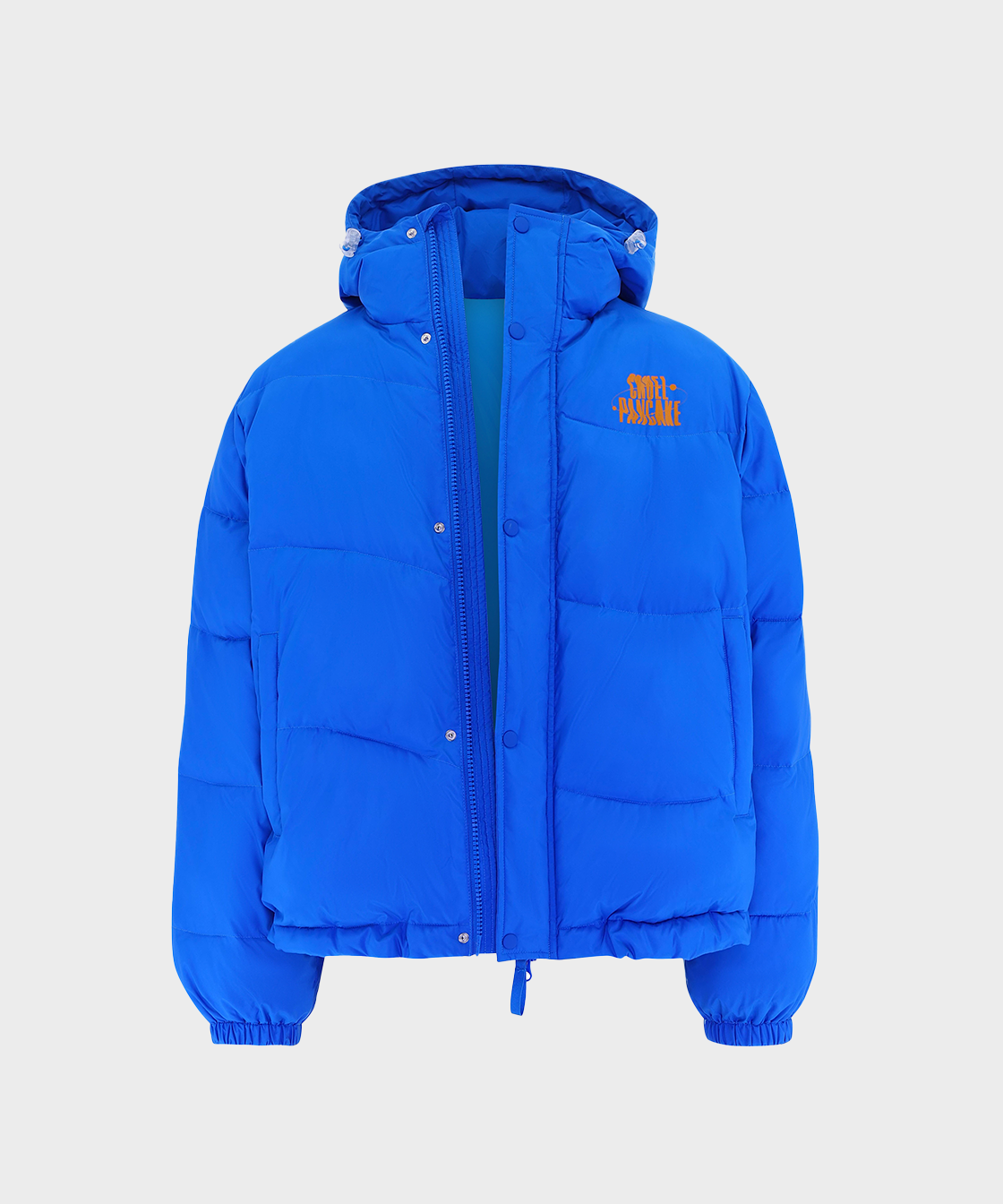 If you don't stand puffer jacket - blue