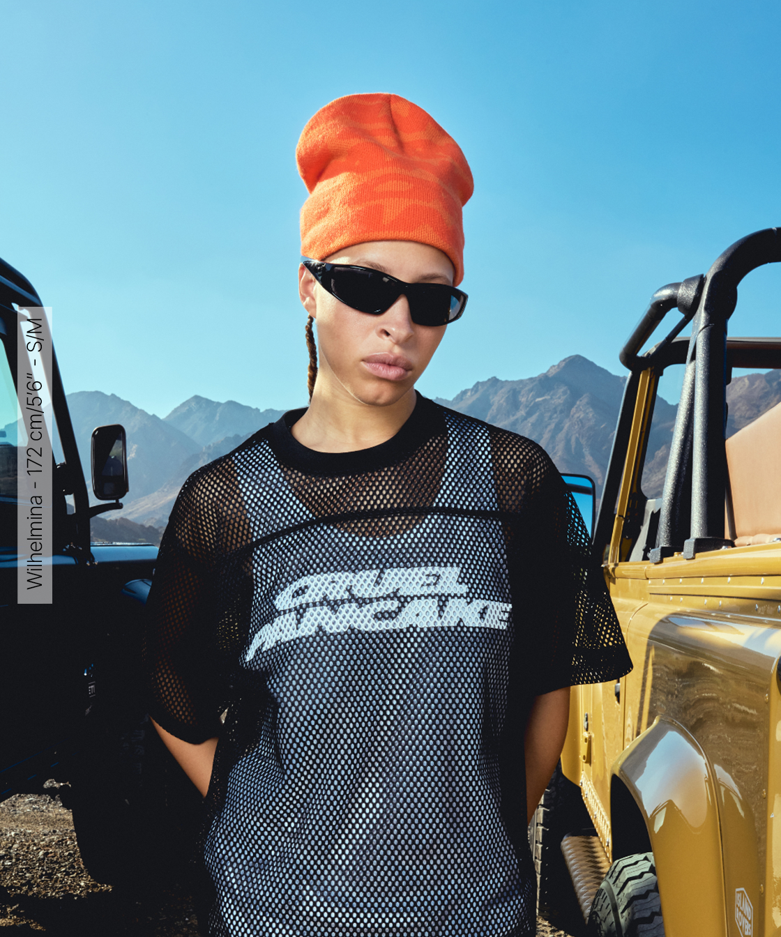 T-shirt mesh noir