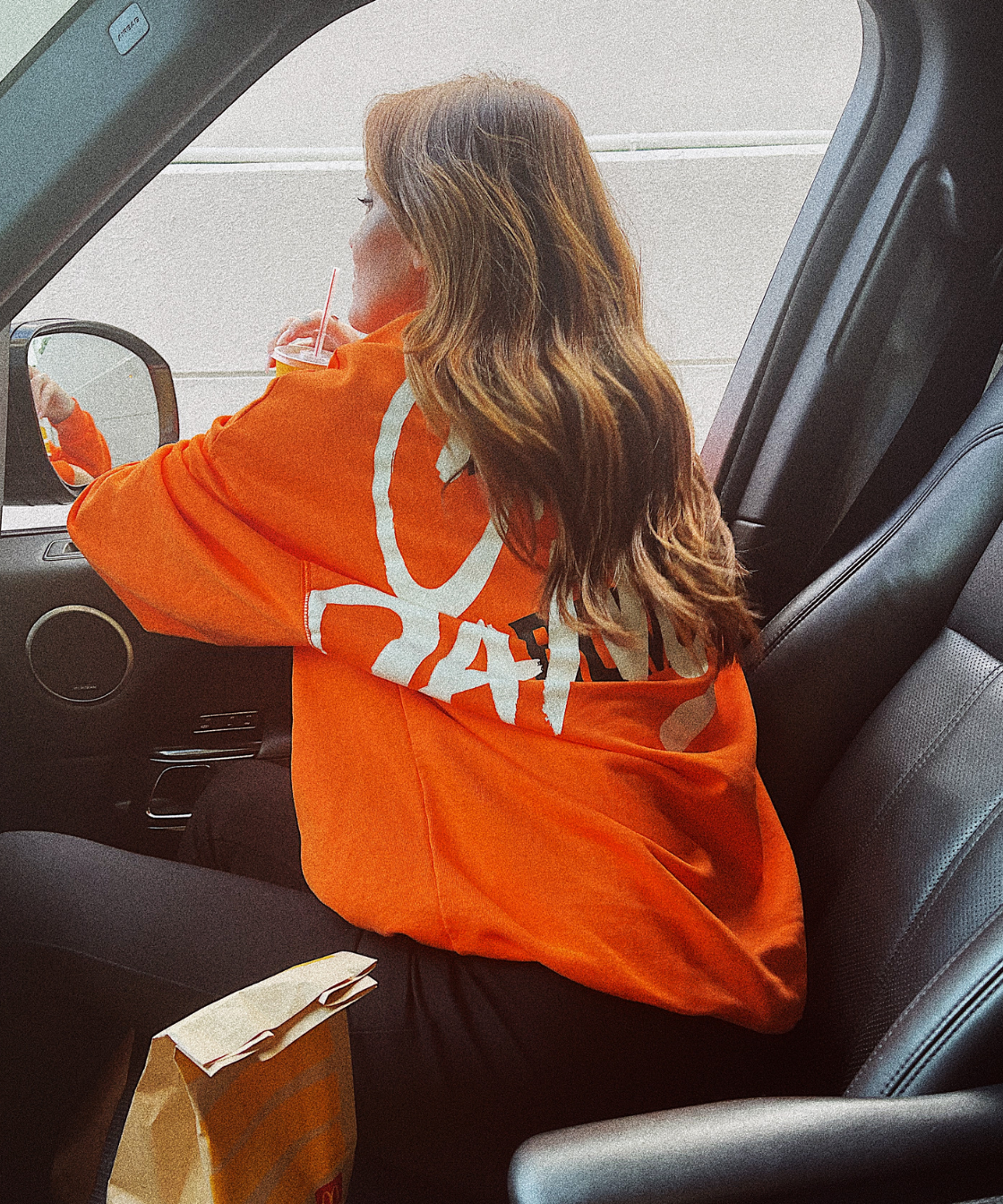 Orange NTR hoodie