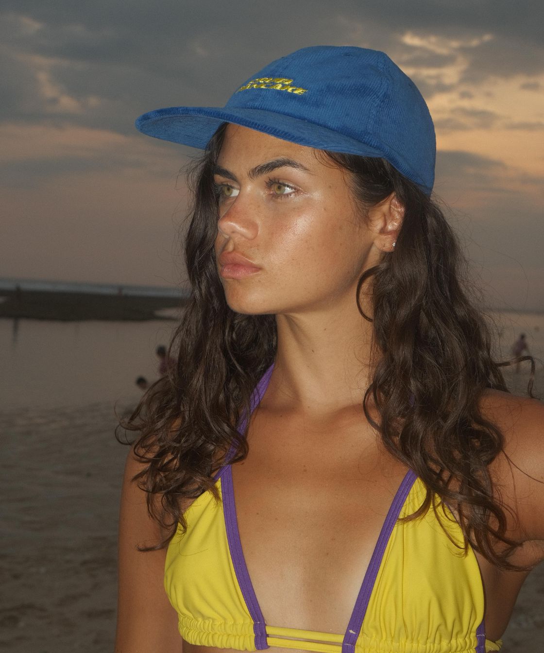 Velvet cap (blue)