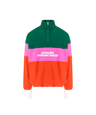Orange soccer jacket