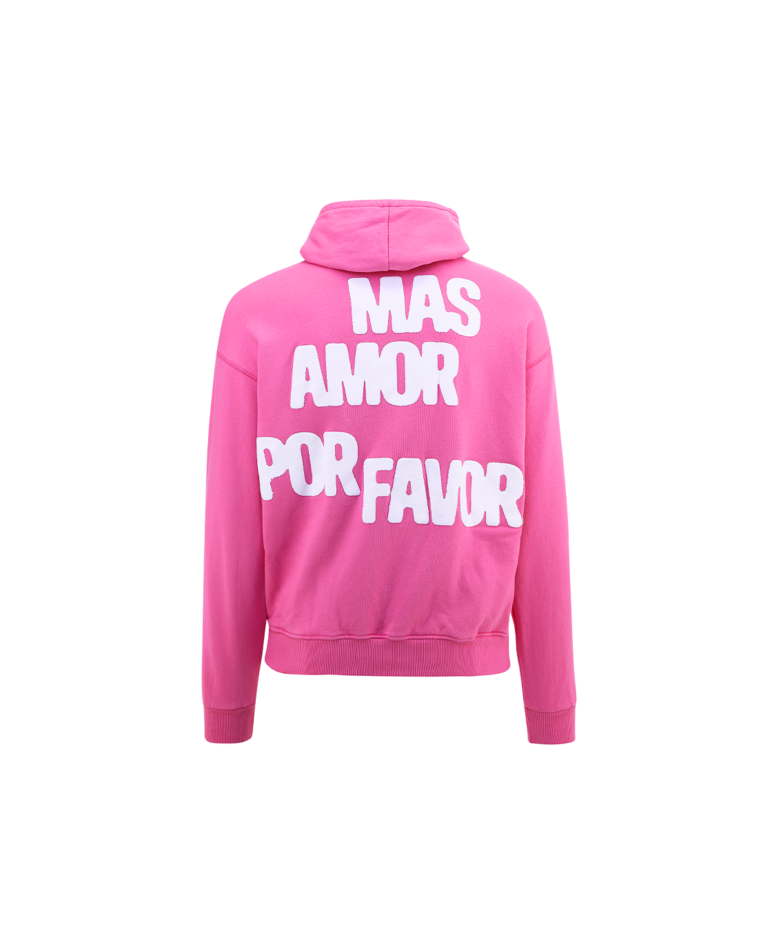 Mas amor por favor hoodie - pink