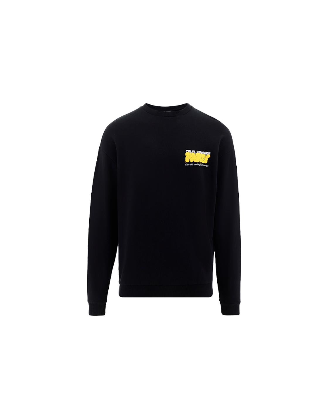 Black party crewneck