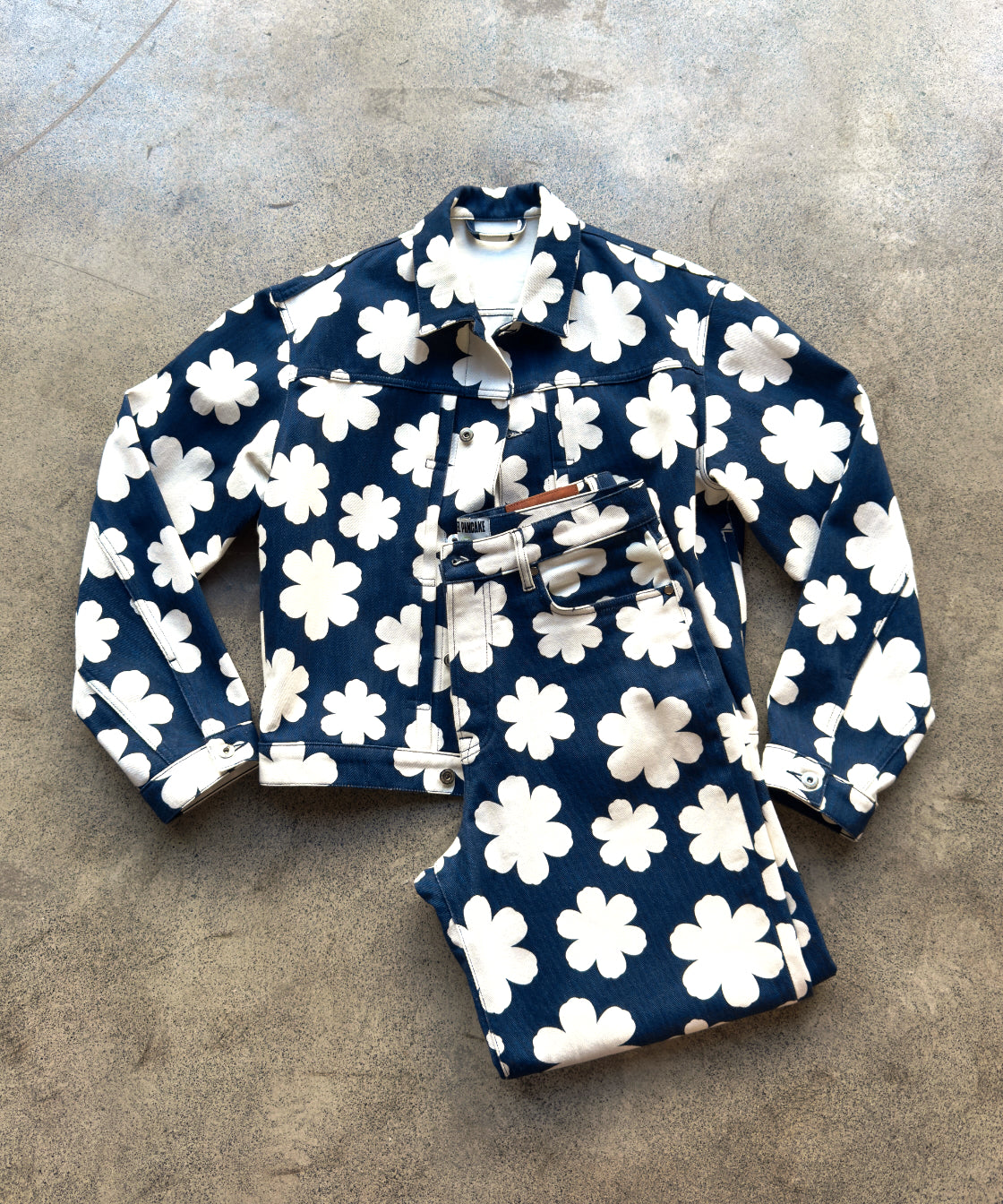 Denim Flower Jacket