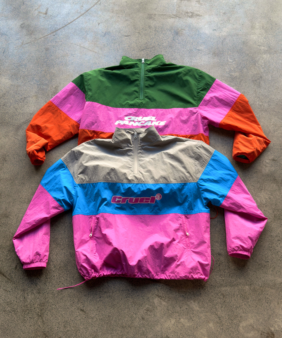 Orange soccer jacket