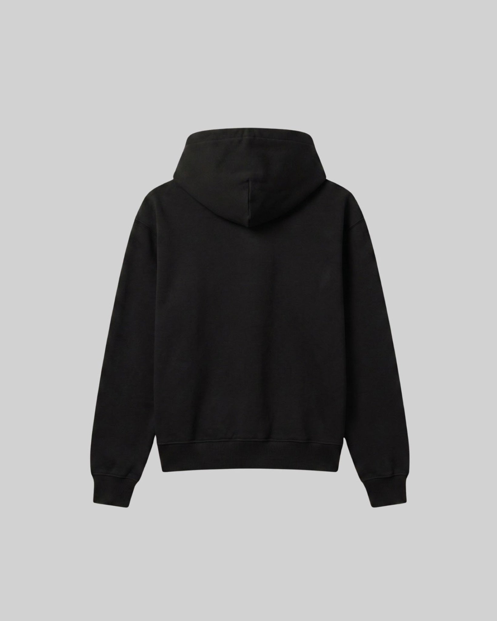 Hoodie noir Cruel Pancake Endorphin Religion Black Edition oversize coton — packshot vue de dos