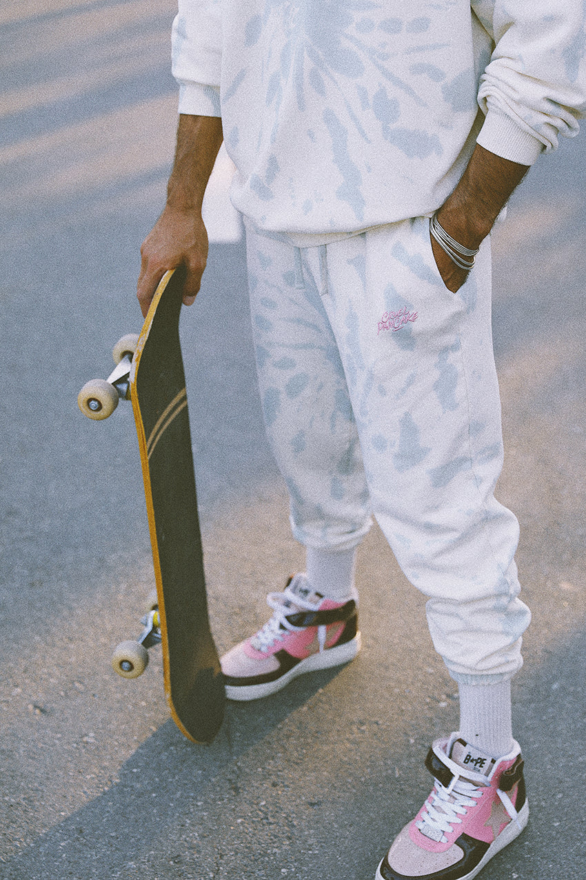 Tie-dye jogging pants