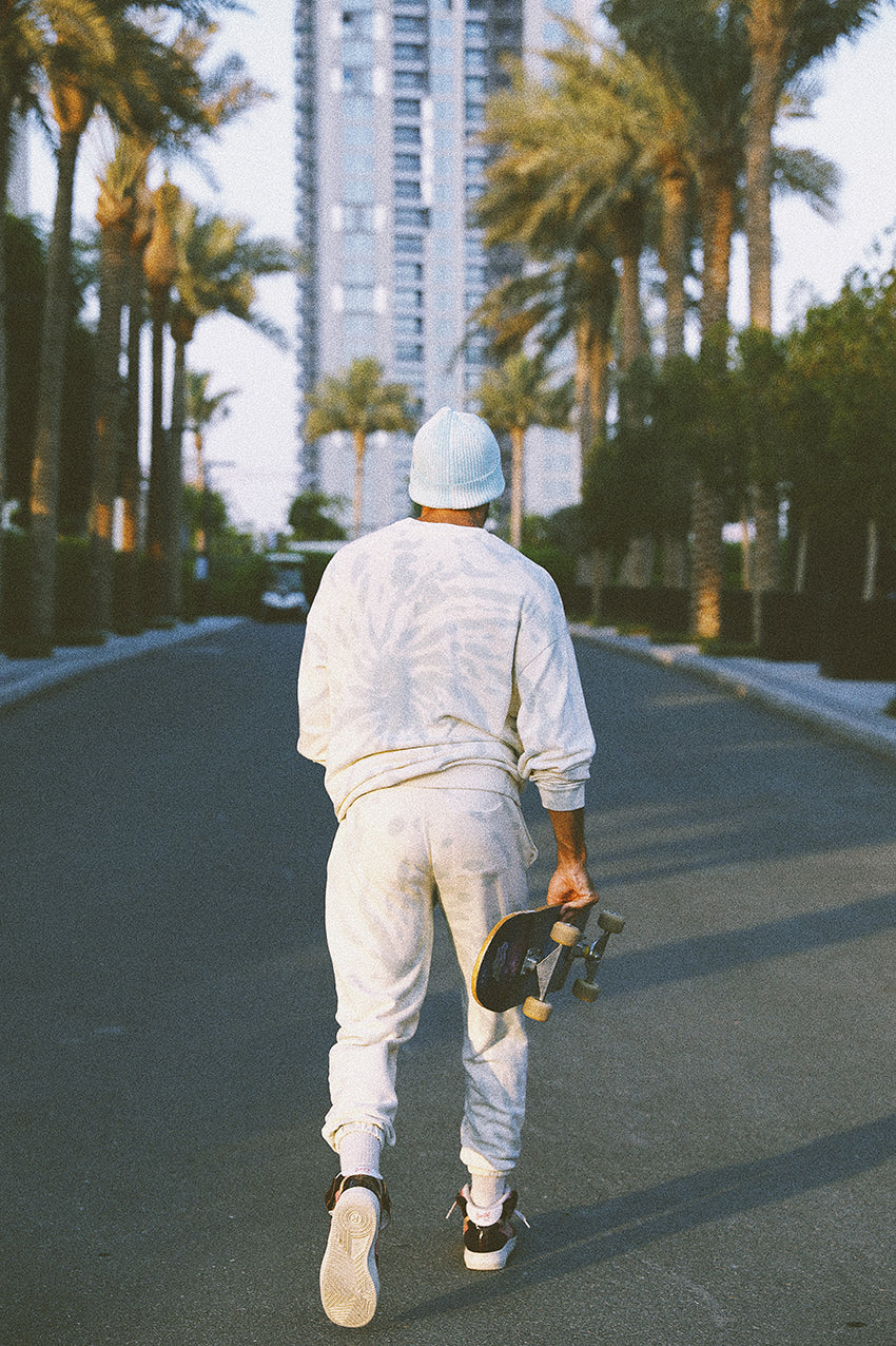 Tie-dye jogging pants